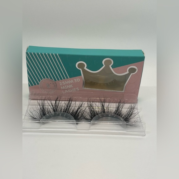 SY SHUYING 25mm Mink Lashes 3D Real Mink lashes Fluffy Dramatic False ~ 2 Pairs - Picture 2 of 9